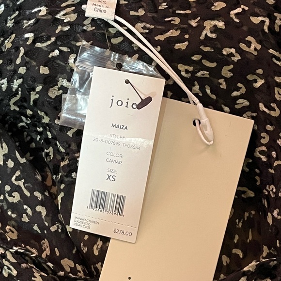 NWT Joie Maiza Silk Blend Top Sz XS - Picture 7 of 7